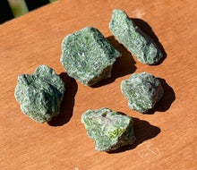 Load image into Gallery viewer, Diopside Rough Raw Crystal Green each