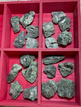 Load image into Gallery viewer, Diopside Rough Raw Crystal Green each