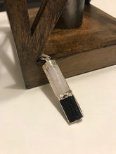 Load image into Gallery viewer, Selenite and Black Tourmaline Pendant