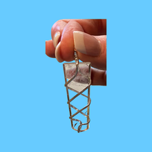 Load image into Gallery viewer, Clear Quartz Wire Wrapped Flat Pendent
