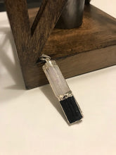 Load image into Gallery viewer, Selenite and Black Tourmaline Pendant
