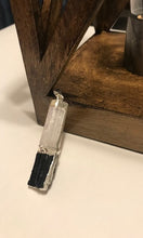 Load image into Gallery viewer, Selenite and Black Tourmaline Pendant
